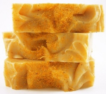 How to make grean soap with Calendula-Chamomile