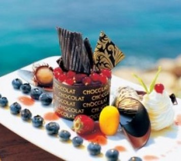 Mous Chocolate Yogurt by Executive Chef Tassos Toli from restaurant chain Palmie bistro